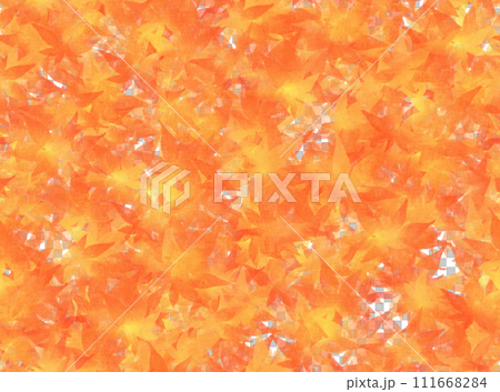 Watercolor illustration of autumn leaves. (seamless) Watercolor illustration of autumn leaves. (seamless) 111668284