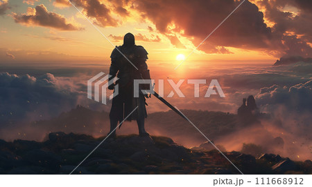 騎士のイラスト 111668912