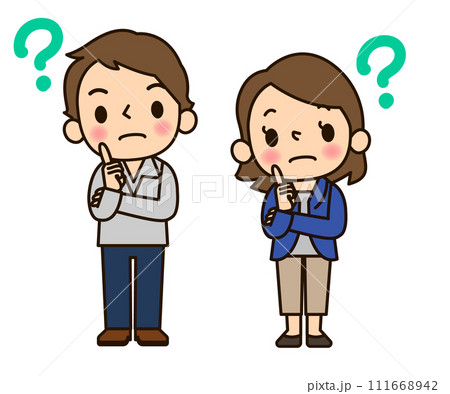 分からない男女 111668942
