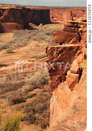 Surrounding Hills and Valley Canyon De Chelly Arizona Surrounding Hills and Valley Canyon De Chelly Arizona 111670858