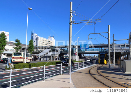 平日の宇都宮駅東口と宇都宮芳賀ライトレール線(LIGHTLINE) 平日の宇都宮駅東口と宇都宮芳賀ライトレール線(LIGHTLINE) 111672842