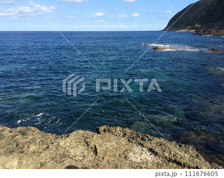 石川県 輪島 上大沢 海岸隆起の前 石川県 輪島 上大沢 海岸隆起の前 111676605