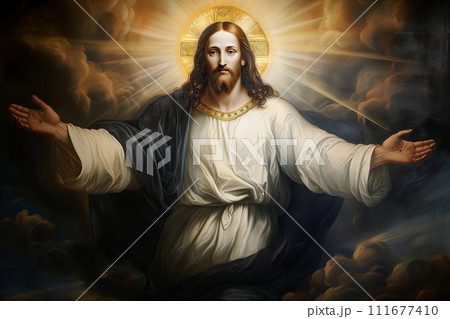 Jesus Christ with open arms Jesus Christ with open arms 111677410