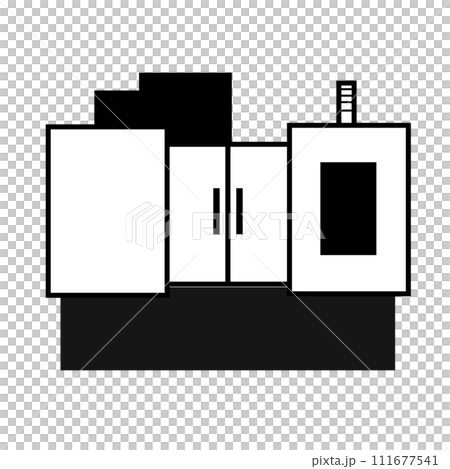 正面を向いたNCマシニング 正面を向いたNCマシニング 111677541