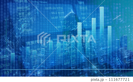 金融市場の金融取引をするイメージ 金融市場の金融取引をするイメージ 111677721