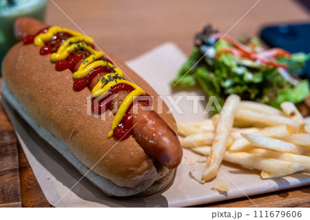 【#ランチ】ホットドッグ 【#ランチ】ホットドッグ 111679606
