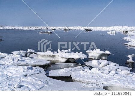 以久科原生花園の流氷 111680045