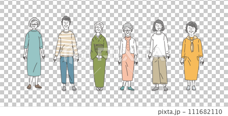 老年婦女集 111682110