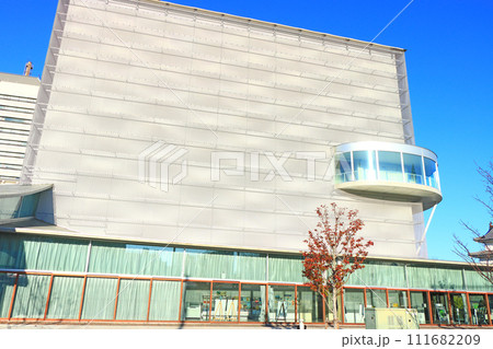静岡県静岡市、静岡市歴史博物館の風景 静岡県静岡市、静岡市歴史博物館の風景 111682209