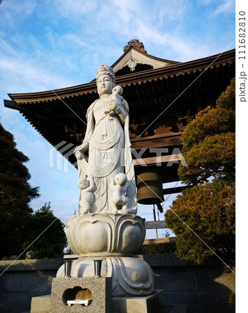 つくばみらい市の専稱寺の観音様 つくばみらい市の専稱寺の観音様 111682810