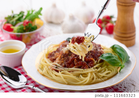 スパゲティー　ミートソース 111683323
