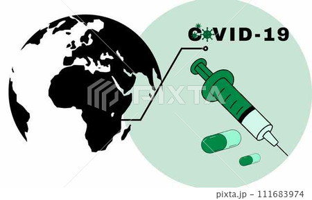 COVID-19 detailed flat vector illustration. 111683974