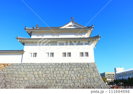 静岡県静岡市、駿府城巽櫓の風景 111684098