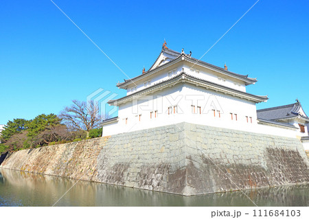 静岡県静岡市、駿府城巽櫓の風景 111684103