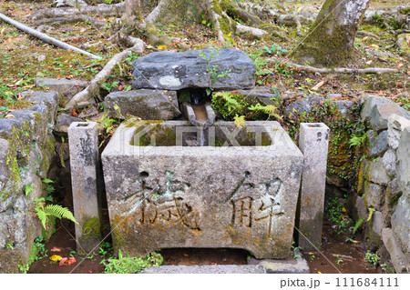 松尾大社の摂社  月読神社　解穢の水（京都市西京区） 111684111