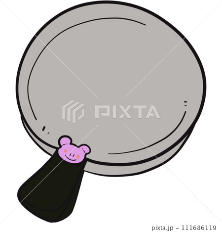 The illustration of a pan 111686119