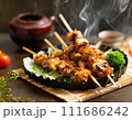 美味しそうな焼鳥のイメージ_AI生成画像 111686242