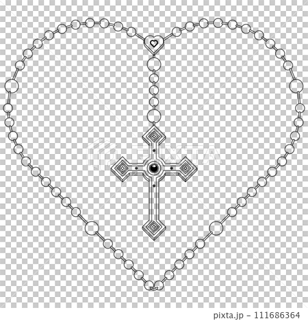 Heart shaped rosary Heart shaped rosary 111686364