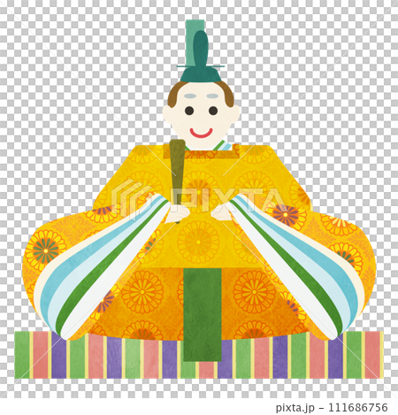 女兒節小代大人插畫 女兒節小代大人插畫 111686756