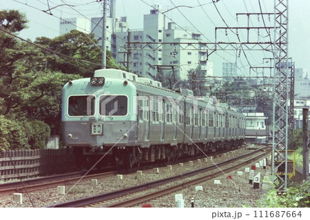 京王井の頭線3000系3708他、神泉ー駒場東大前、1976年8月10日 111687664