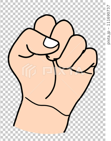 fist left hand 111690737