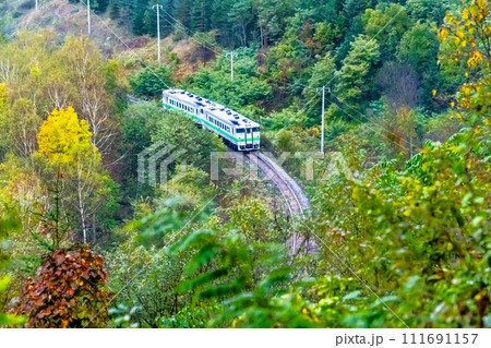 石北本線　常紋峠を行くキハ40 111691157