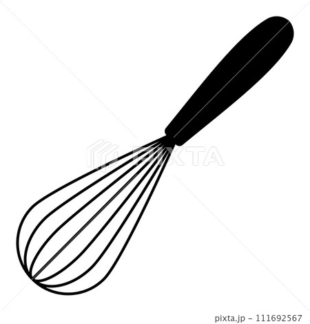 Culinary whisk icon, hand mixer whisk for cooking Culinary whisk icon, hand mixer whisk for cooking 111692567