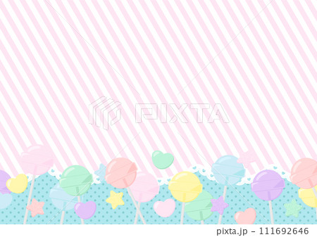 ロリィタ風キャンディフレーム 111692646