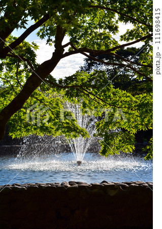 笹流バットレスダムの美しき湖面 笹流バットレスダムの美しき湖面 111698415