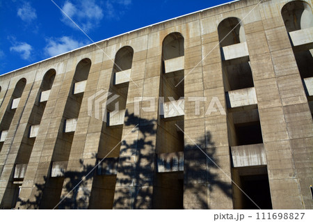 笹流バットレスダムの美しき湖面 笹流バットレスダムの美しき湖面 111698827