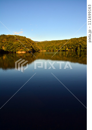 笹流バットレスダムの美しき湖面 笹流バットレスダムの美しき湖面 111699163