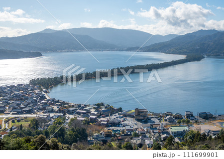 Amanohashidate in Miyazu bay,Kyoto prefecture, Japan 111699901