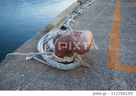 係船柱 那珂湊漁港 那珂湊おさかな市場 係船柱 那珂湊漁港 那珂湊おさかな市場 111700189