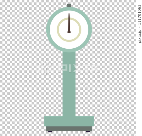 Illustration of an analog platform scale 111701063