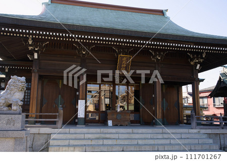 水元神社　拝殿　東京都葛飾区西水元　 111701267