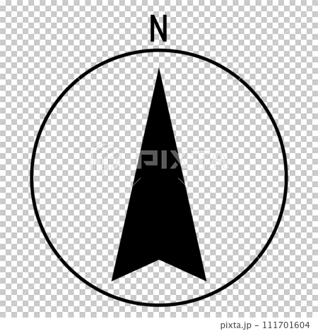 方位マークのアイコン 111701604