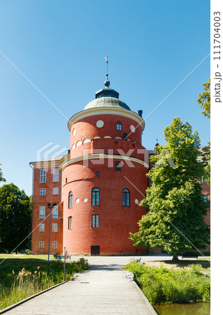 View of royal Gripsholms castle in Mariefred, Sweden View of royal Gripsholms castle in Mariefred, Sweden 111704003