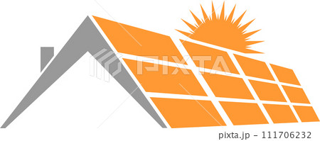 House, solar, sun, environment and energy logo House, solar, sun, environment and energy logo 111706232