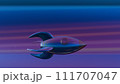 3D rocket in an abstract sci-fi cosmos, depicting a surreal space journey with futuristic and imaginative elements 111707047
