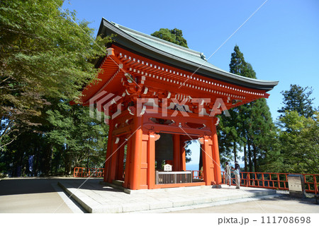 比叡山延暦寺 大講堂の鐘楼 滋賀県大津市坂本 比叡山延暦寺 大講堂の鐘楼 滋賀県大津市坂本 111708698