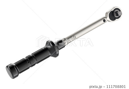 Mechanical Torque Wrench, 3D rendering Mechanical Torque Wrench, 3D rendering 111708801