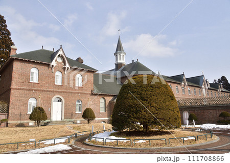 早春の北海道函館市でトラピスチヌ修道院の風景を撮影 早春の北海道函館市でトラピスチヌ修道院の風景を撮影 111708866