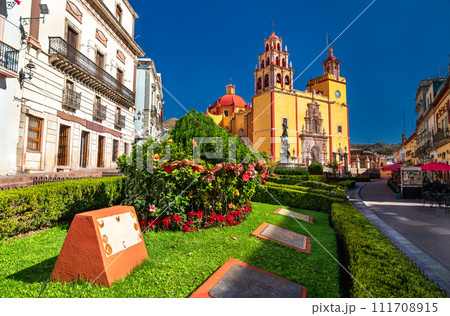 Collegiate Basilica of Our Lady of Guanajuato, UNESCO world heritage in Mexico Collegiate Basilica of Our Lady of Guanajuato, UNESCO world heritage in Mexico 111708915