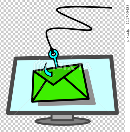 網路釣魚電子郵件的插圖,其中假冒者竊取個人資訊、卡片密碼等。 網路釣魚電子郵件的插圖,其中假冒者竊取個人資訊、卡片密碼等。 111709488