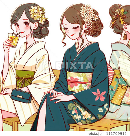 おしゃれな女性 111709913