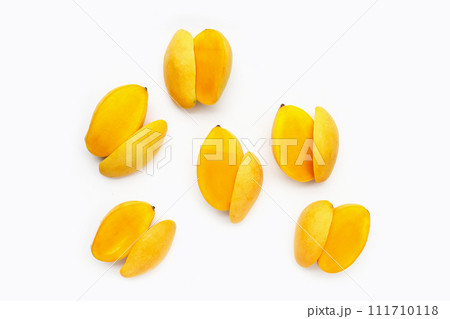 Tropical fruit, Mango on white Tropical fruit, Mango on white 111710118