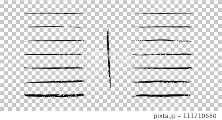 Vector set of crayon brushes Vector set of crayon brushes 111710680