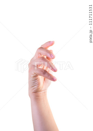 one hand on isolated background clipping path one hand on isolated background clipping path 111711531