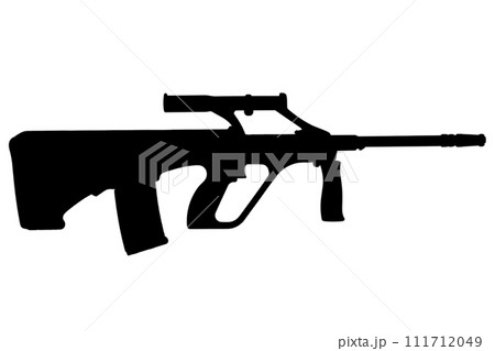 Austrian rifle black silhouette Austrian rifle black silhouette 111712049