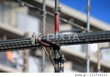 戸建て住宅の外部足場 戸建て住宅の外部足場 111714221